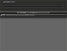 Tablet Screenshot of garageo.com